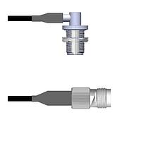 Amphenol Custom Cable Q-1S04J0008120i RF Cable Assemblies N-RJB/TNC-SJ RG58 120I