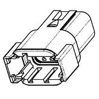 DEUTSCH - TE Connectivity DTM04-08PC 8-Way REC, 8P, GRN, N, C