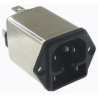 Corcom - TE Connectivity 6EGG1-2 Inlets 6A DUAL FUSE LO LEAK