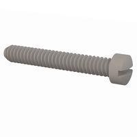 Essentra Components 010440F075 Machine Screw Fillister Slotted Screw, #4-40 Thread, 3/4 Lg