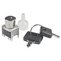 NKK Switches SK12BG13 Keylock Switches SPDT ON-ON .4VA BRKT PC KEY REMOVE 1 POS
