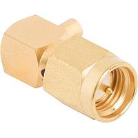 Amphenol SV Microwave 2912-6001 Cable Connectors SMA Male Conn, R/A for .141 Cable