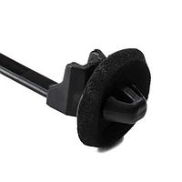 HellermannTyton 126-00244 Cable Tie Mounts 1-Pc Cable Tie/Arrowhead Mount with Seal, 6.3" Long, 50lb Tensile, PA66HS, Black, 500/bg