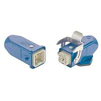 HARTING 10360040008 Locking Han-Kit-Ex4A Quicklock - Han Ex 4A, 4pins+GND, straight hood, surface mount housing  (IECEx Intrinsically Safe - IEC EN 60079)