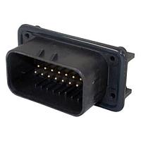 AMP Connectors - TE Connectivity 1-776087-1 Headers HDR 23POS R/A BLK