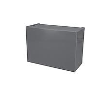 Bud Industries CU-2108-B Utility Minibox Small Metal Box Gray (7 X 5 X 3 In)
