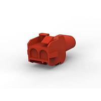 AMP Connectors - TE Connectivity 1-350778-1 Receptacle Housings 02P UMNL V0 CAP HSG BROWN