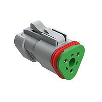 Amphenol SINE Systems AT06-3S-R680 3-Way PLUG 2 SOCKET 680 OHM RESISTOR