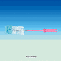 DaiHan DH.Bru3002 Sponge, Nylon Bottle Brush, Bristle Φ55×L125mm, Total L340mm