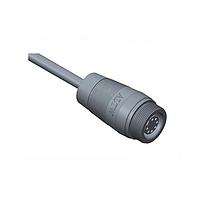 Amphenol LTW 1CD-07BMFM-SL6A05 Sensor Cables / Actuator Cables Ceres, Middle Size, Plastic, 5A, 07 pins, Male Connector, Female Contact, Straight, Screw Thread, Overmolded, Length 5000mm, IP66