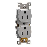 Square D SQR42101GY Duplex Outlets TR 15A DUPLEX OUTLET RESI GY