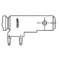 AMP Connectors - TE Connectivity 63951-1 (Mouser Reel) Tab TAB FASTON 250 Reel of 1000