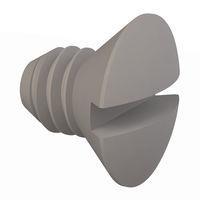 Essentra Components 330448A015 Slotted Countersunk 82 Slotted CSK Screw, #4-48 Thread, 5/32 Lg