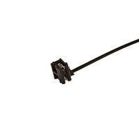 Essentra Components 550278 Cable Ties with Mounts Edge Mount Cable Tie, 5.51 in Long, 40 Lb Tie, Black