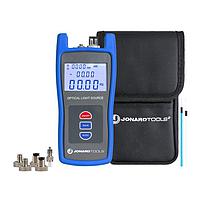 Jonard Tools FLS-55 Fiber Optic Testing Fiber Optic Light Source Multimode & Singlemode with FC/LC/SC (PC/UPC) Adapters
