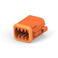 DEUTSCH - TE Connectivity DT06-08SD-P012 Connectors PLG, 8P, BRN, N, SEAL RET, D