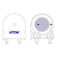TDK PS2220P02 Piezoelectric Vert Mnt Piezo Buzzr 2kHz@3V, 75dBA@10cm