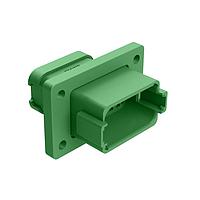 Amphenol SINE Systems AT04-12PC-LE07 Connectors 12 Pos Rcpt Fng Mnt Conn Pin Grn Key C