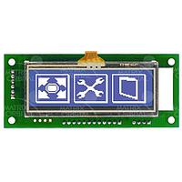 Matrix Orbital GLT12232A-SM-USB-WB-VS Intelligent Graphic Touch LCD 122X32 Wht Fnt Touch USB ITF Blue Bkgd