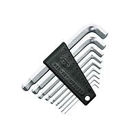 KTC HLDS2009 L Shape Standard Ball Point Hex-Key Wrench Set ( 9 tools 1.5-10 mm, Ball point)