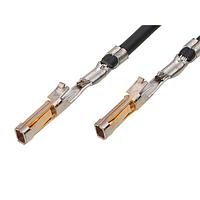 Molex 219680-1125 Pre-Crimped Lead Pre-Crimped Lead SL Female-to-SL Female (Sn) Plating 450mm 24 AWG Blk