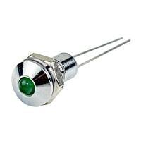 VCC L63DG2L Indicators LED 3.2 Leads Green PMI RND .24"