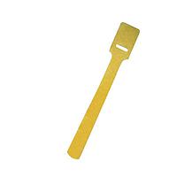 Essentra Components RKW-12-9-YL Cable Tie Mounts Cable tie, Hook & Loop w/ screw mount, Yellow
