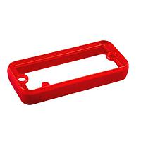 Hammond Manufacturing 1455UBTRD Panel, End 1455U OPEN BEZ, 2PK, TRANS RED