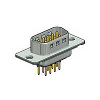 Amphenol CONEC 163A18459X Plug 37P M R/A .318 PLST BRK M3 INS/CLIP