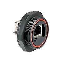 Bulgin PX0839/90 Circular 5e PCB W/90 DEG PINS REAR PANEL MOUNT