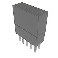 Samtec ESQ-105-23-T-D Sockets Elevated Socket Strip