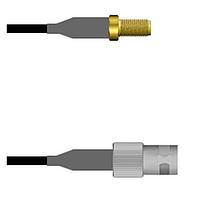 Amphenol Custom Cable Q-2Z0090008008i RF Cable Assemblies SMA-SJ/BNC-SJ RG58 8I