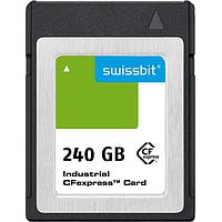 Swissbit SG2000CE240GI-1TB2-1DB-STD Memory Cards Industrial CFexpress Card, G2000, 240 GB, 3D TLC Flash, -40C to +85C