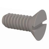 Essentra Components 021024A062 Slotted Countersunk 82 Slotted CSK Screw, #10-24 Thread, 5/8 Lg