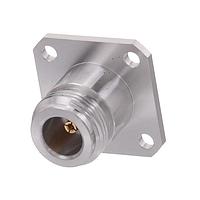 Radiall R161404000 Panel Receptacles N / SQUARE FLANGE JACK RECEPTACLE WITH SOLDER POT CONTACT