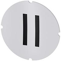 SIEMENS 3SU19000AB710QC0 Insert Label, II INSERT LABEL F. ILLUM BUTTON, SYMBOL: II