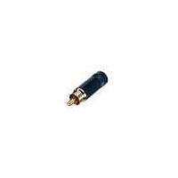 REAN NYS352B RCA Phono Connectors RCA plug black/ nickel REAN