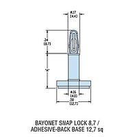 Heyco 10796 PCB Support HCBS3-05-AB NATURAL NYL PCB Support ADH