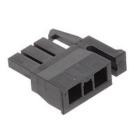 AMP Connectors - TE Connectivity 2008570-3 Receptacle Housings 3 POS MICRO MNL SIDE LATCH BLACK