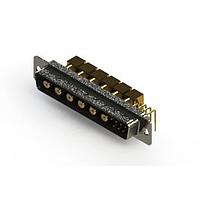 EDAC 629-13W6240-5T1 Mixed Contact D-Sub Connectors Right-angle Power Combo D-Sub Connector