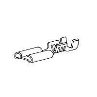 AMP Connectors - TE Connectivity 63850-1 (Mouser Reel) Receptacle 187 FAST REC 20-16 Reel of 1000