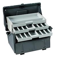 Flambeau 6759CH Storage Bins & Cabinets Utility Bench Box Gray w/Light Gray Drawers 19-1/2" x 11-1/2" x 11-3/4"