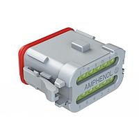 Amphenol SINE Systems AT06-12SA-MM01 6-Way Plug 12 Way End Cap Key A Red. Dia. Seal