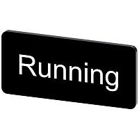 SIEMENS 3SU19000AC160EB0 Labeling Plate, Running INSCR. LABEL, BLACK 12.5 X 27MM, RUNNING