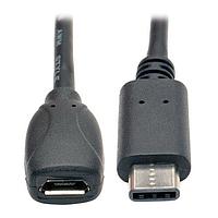 Tripp Lite U040-06N-MIC-F USB Cables / IEEE 1394 Cables 6" USB 2.0 C/MICRO B CABLE, M/