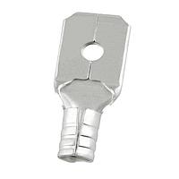 KS Terminals MDN1-187(8) Double Crimp Quick Disconnects22-16AWG,0.8x4.75Male,Non-Insulated