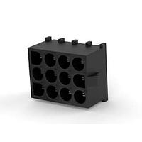 AMP Connectors - TE Connectivity 1-641974-1 Pin & Socket Connectors 12P PIN HDR ASSY BLK