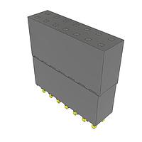 Samtec ESQ-107-33-G-D Sockets Elevated Socket Strip