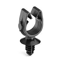 HellermannTyton 151-01778 MOC Clip MOC Clip, 16 mm, with 6.5mm Fir Tree, PA66HIRHSUV, Black, 2000/ctn