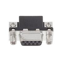 Amphenol Commercial Products D09S13A4GI00LF Receptacle DSUB R/A STB 09 SOCKET